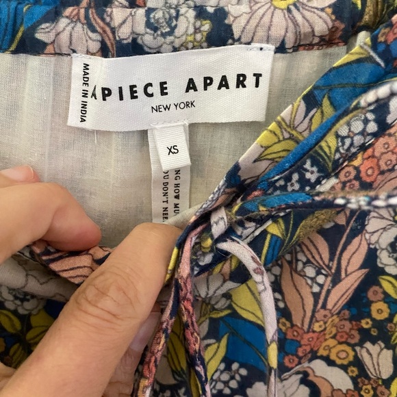 FULL SET! Apiece Apart floral skirt and top XS S - Picture 3 of 4